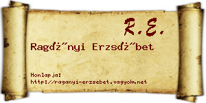 Ragányi Erzsébet névjegykártya