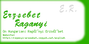 erzsebet raganyi business card